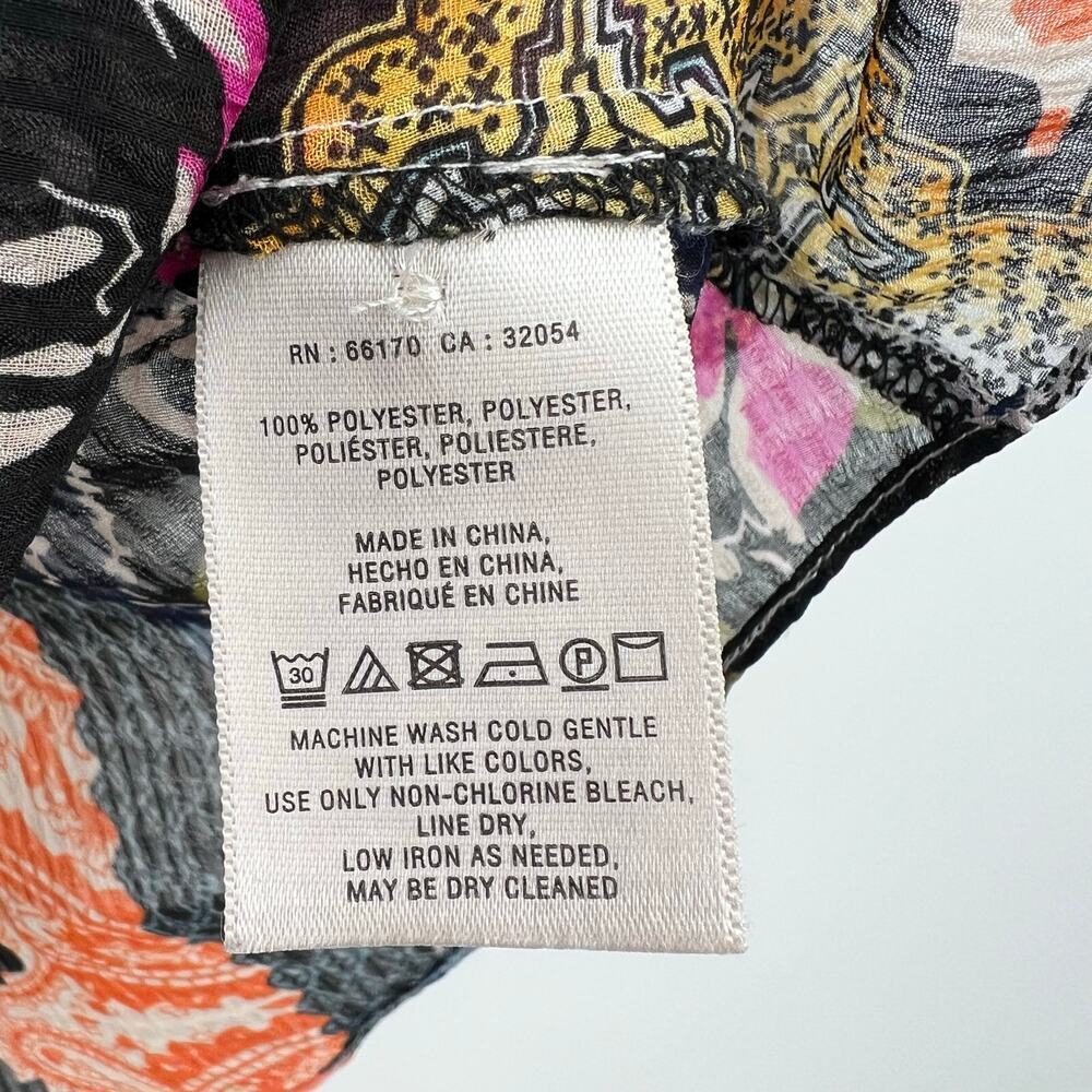 Anthropologie Vanessa Virgina blouse top lenora embroidery boho artsy size 4 - Picture 8 of 8